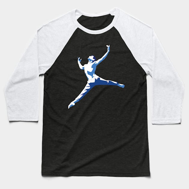 Ballet Dancer Baseball T-Shirt by Malikom